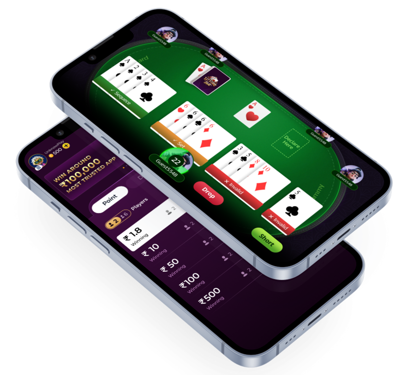 Rummy Game Source Code  